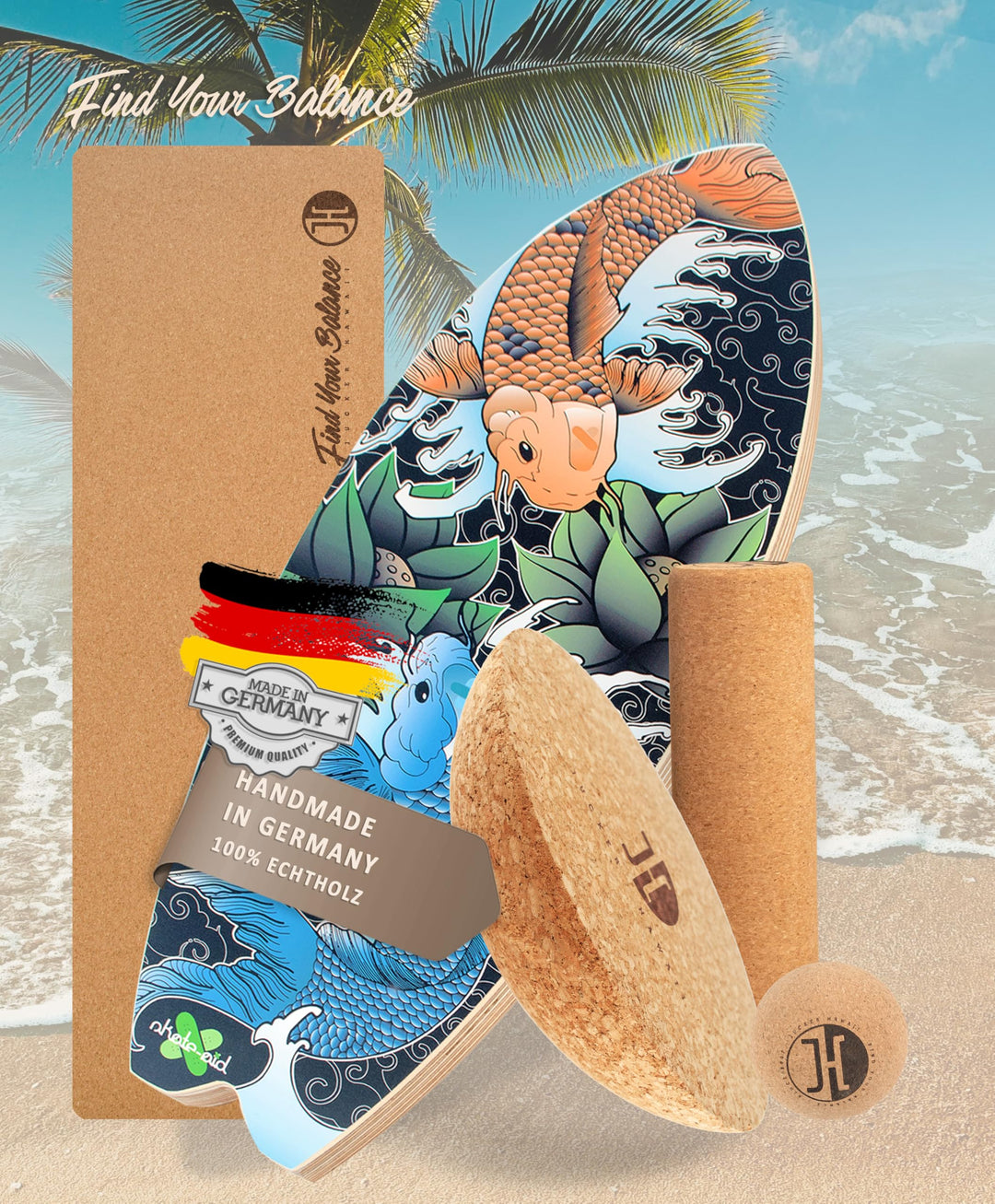 JUCKER HAWAII Balance Boards – Originale Balanceboards seit 2007 – Made in Germany aus 11 Schichten