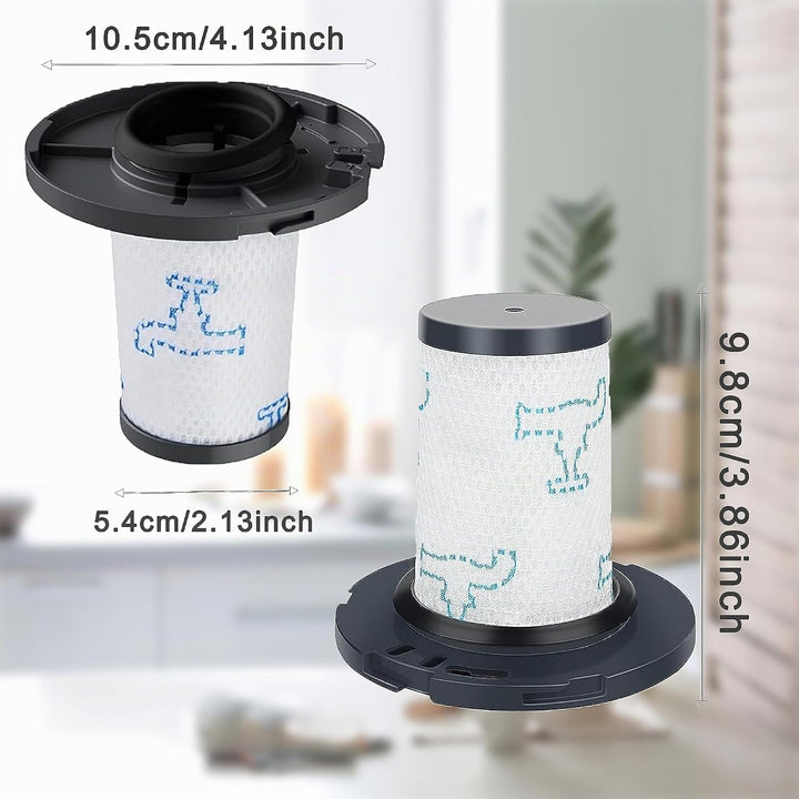 HEPA Filter für Rowenta X-Force Flex 11.60 / X-Force Flex 14.60/15.60 Akku-Staubsauger ，Filter Ersat
