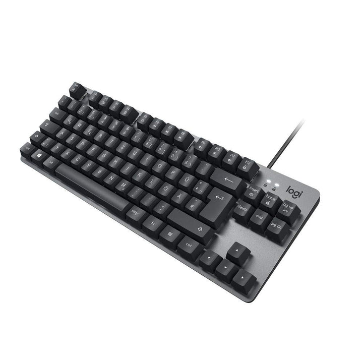Logitech K835 TKL Kabelgebundene Mechanische Aluminium Tastatur - Tenkeyless PC Keyboard mit kompakt