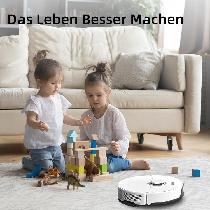 17 Stück Zubehör für Roborock S8 / S8+ Saugroboter mit 2 Hauptbürste 4 Wischtücher 4 Filter 6 Seiten