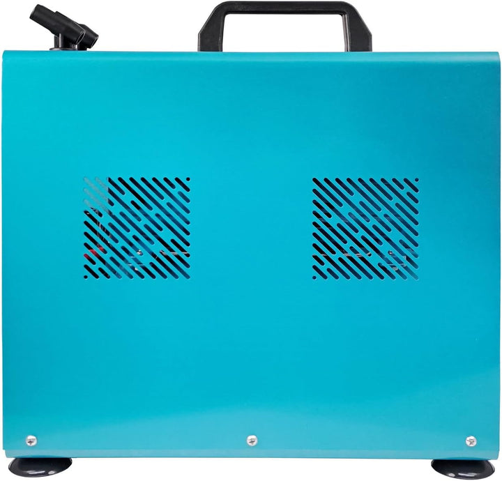 AMUR Airbrush Kompressor Duo-Power - Das Airbrush-Kit mit Doppel/Zweizylinder mit Schutzgehäuse für