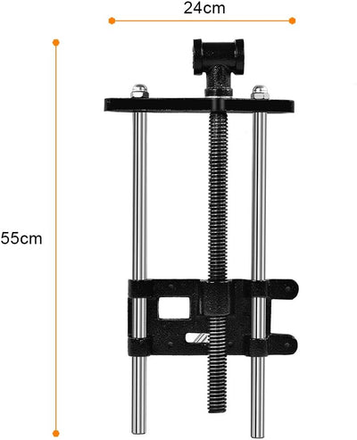 Schraubstock Holz, Vorderzange für Hobelbank 10.5 Zoll Tischlerschraubstock Tischklemme Metallschrau