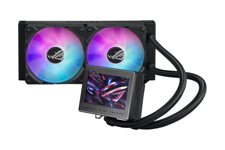 ASUS ROG Ryujin III 240 ARGB All-in-One-Flüssigkeits-CPU-Kühler mit 3,5-Zoll-LCD, Asetek-Pumpe der 8