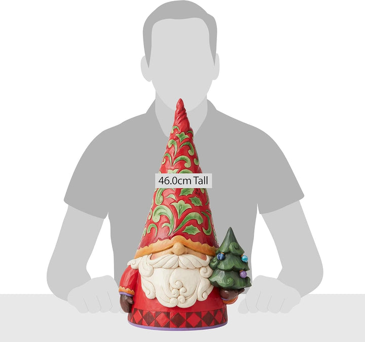 Enesco Jim Shore Heartwood Creek Weihnachtswichtel, für drinnen und draussen, 50,7 cm, mehrfarbig