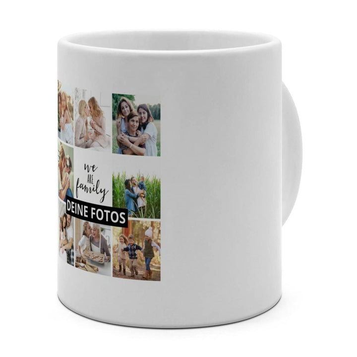 PhotoFancy® - XXL Tasse 'Collage' - Personalisierte Fototasse mit eigenem Foto und Text - Grosse Tas