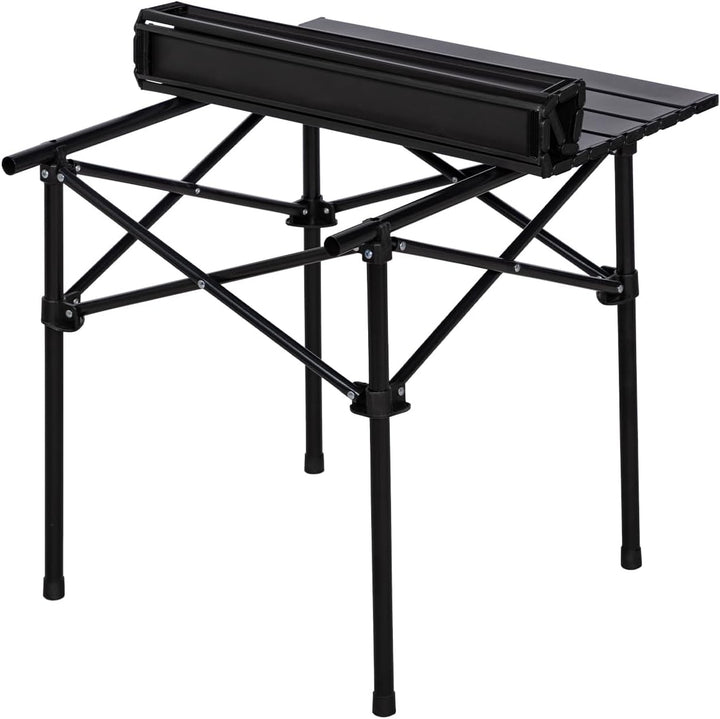 Campingtisch klappbar Klapptisch Camping faltbar Eisen Tischplatte belastbar 50kg mit Tragetasche fü