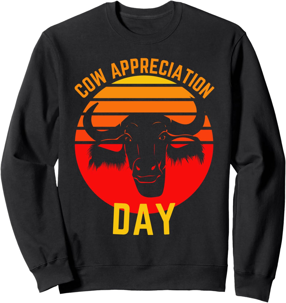 Kuh-Anerkennungstag 13. Juli Lustiger Milchbauer Sweatshirt