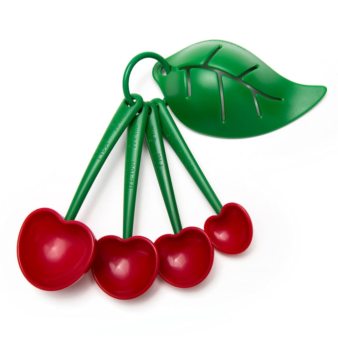 OTOTO Mon Cherry Messlöffel Set mit Eitrenner im Kirschen Design - Ob Messlöffel Proteinpulver, Dosi