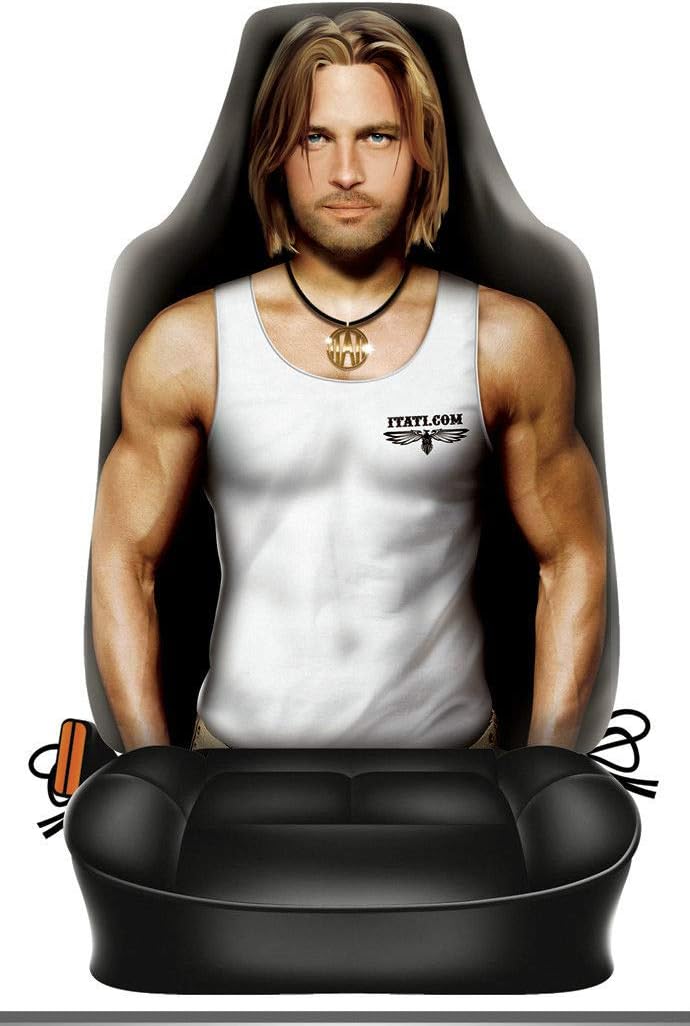 ITATI CS-39856 Auto Sitzbezug Schonbezug SEXY BOY für Rückenlehne TRAVEL MATE - 1 Stück