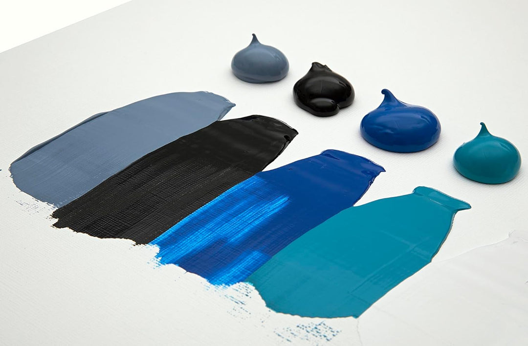 Liquitex 4602006 Basics Acrylpapier - Malblock für Acrylfarben, 12 Blatt weiss, 300 g/m² schweres Ma