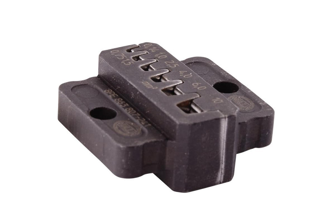 HELLA - Crimpzangeneinsatz - Metall - schwarz - Ø von: 0.25mm - Ø bis: 6.0mm - Profi, Typ I & II/Uni