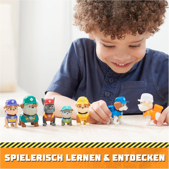 Rubble & Crew - Spielfiguren-Geschenkset mit 7 Hundefiguren zum Sammeln, Spielzeugfiguren, Spielzeug
