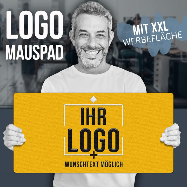 Print Royal PR XXL Mousepad mit Logo und Text selbst gestalten - Personalisierte Geschenke für Chef
