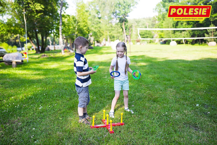 Wader Ringwurfspiel gross Geschicklichkeitsspiel Outdoor Spielzeug