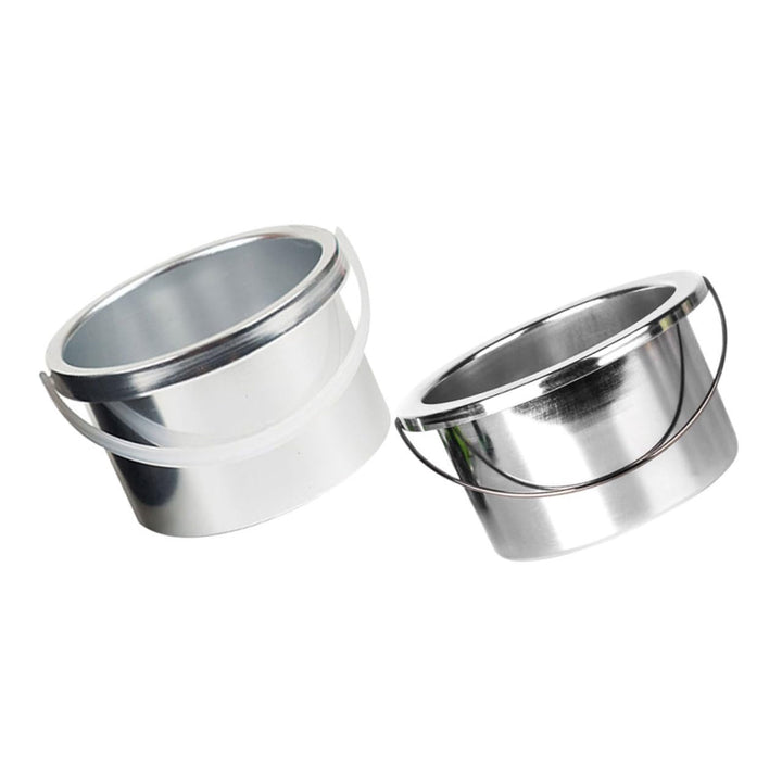 Housoutil Wachswärmertopf Innenschale 105mm Durchmesser 500 ml Aluminium für Haarentfernung zu Hause