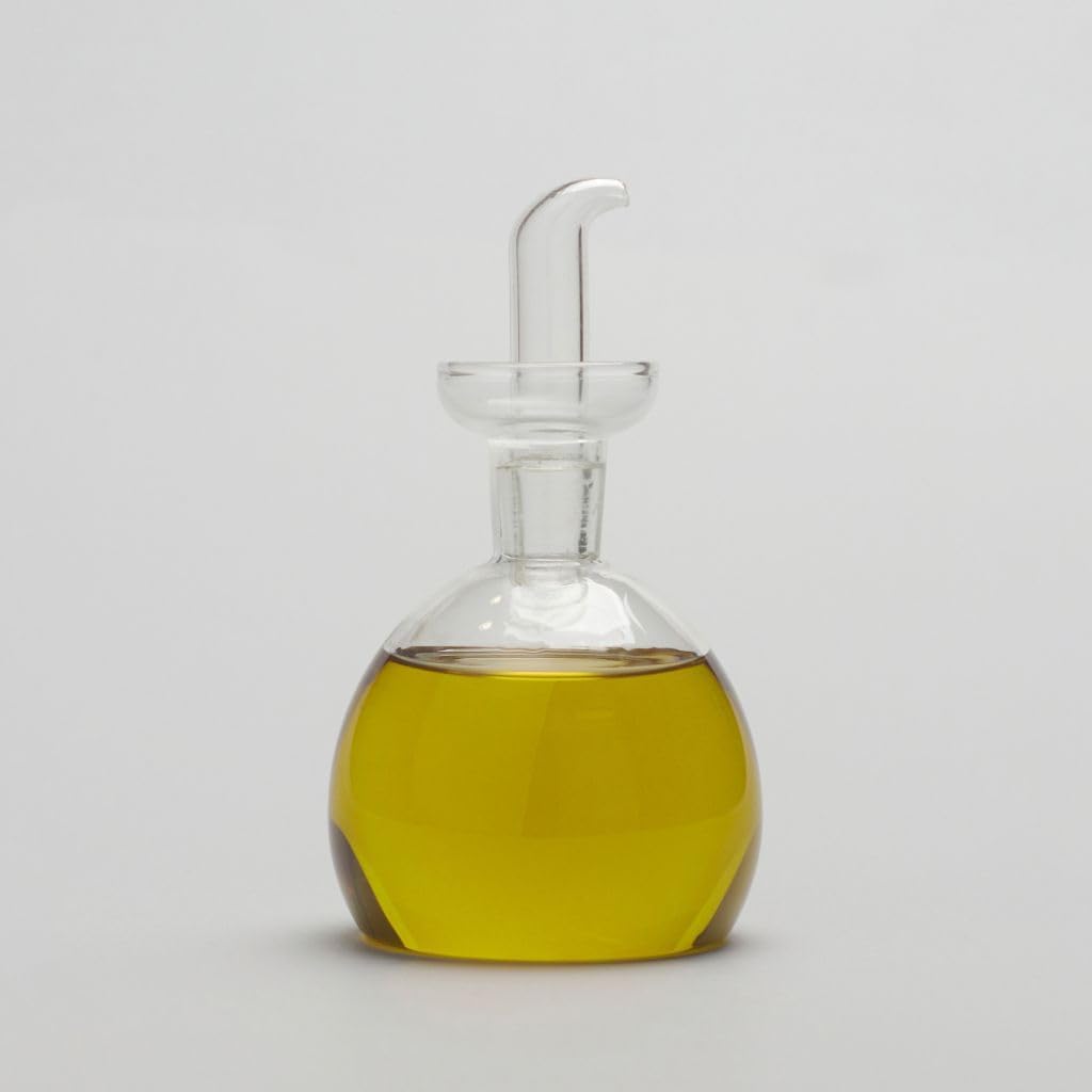 balvi - Basics Ölspender aus durchsichtigem Glas und einem Fassungsvermögen von 500 ml. Mit Tropfsch