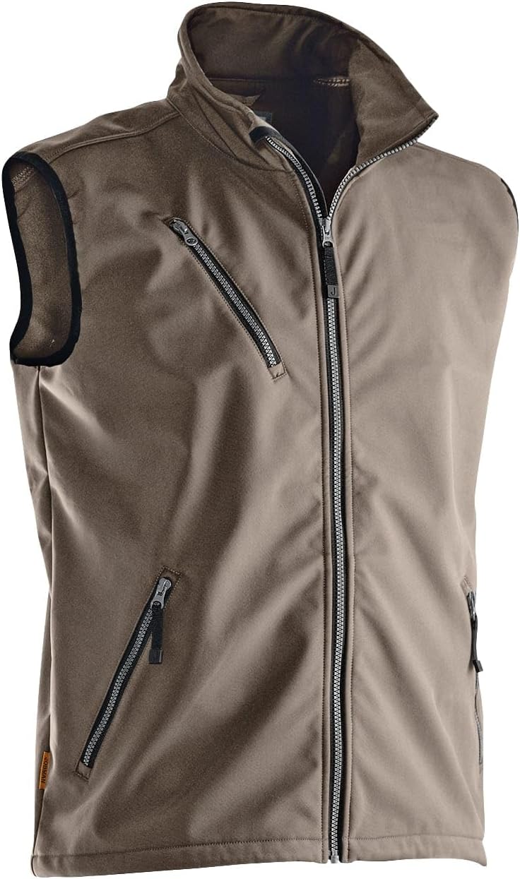 Jobman Softshell-Weste 7502 Khaki Gr. L L Khaki, L Khaki