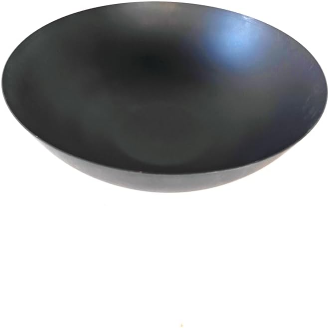 Garten Schwarz Feuerschale 60cm 1.8mm T18cm,4kg Pflanzschale 030547BP