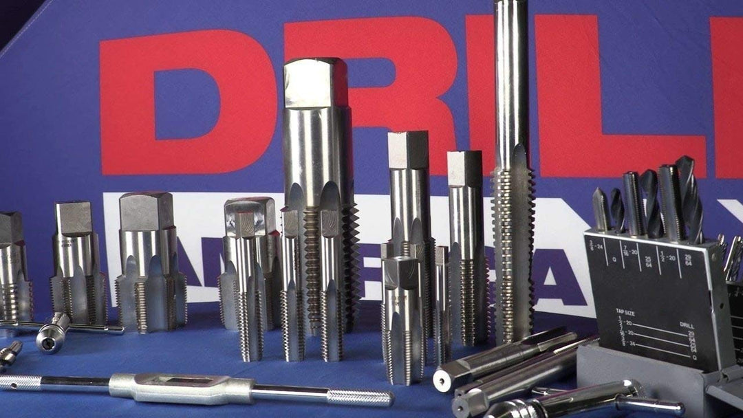 Drill America DWT Series Qualtech Handgewindebohrer aus Schnellarbeitsstahl, unbeschichtet (hell) Ob