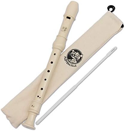 CASCHA HH 1502 Blockflöten Set, Flöte aus Kunststoff zum Lernen für Kinder und Anfänger mit Buch, Ba