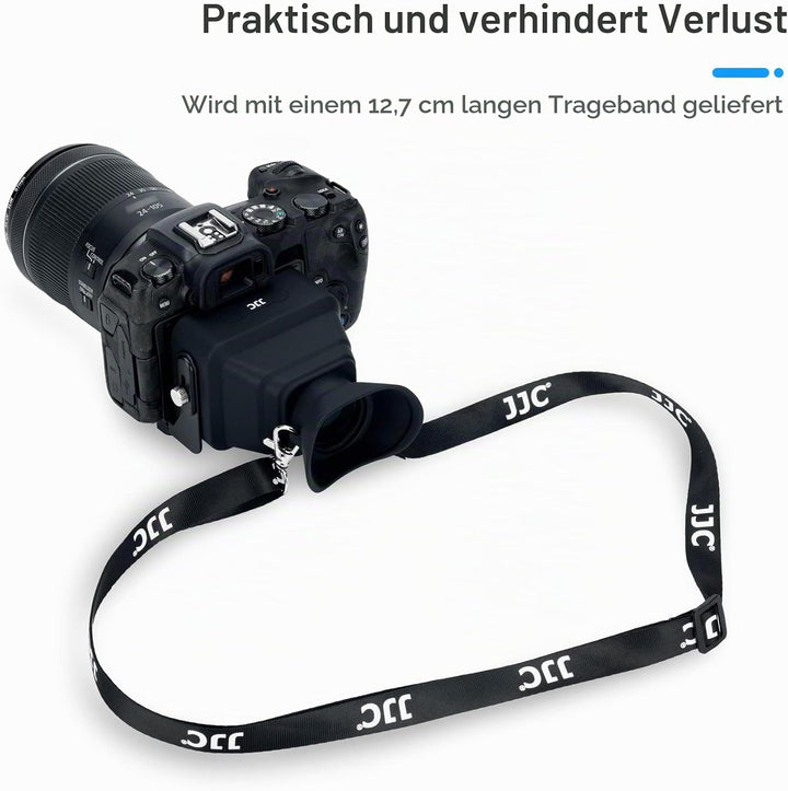 JJC Kamera LCD Sucher, 3X Vergrösserung Kamera Bildschirm Sucher mit Arca-Type Quick Release Platte,