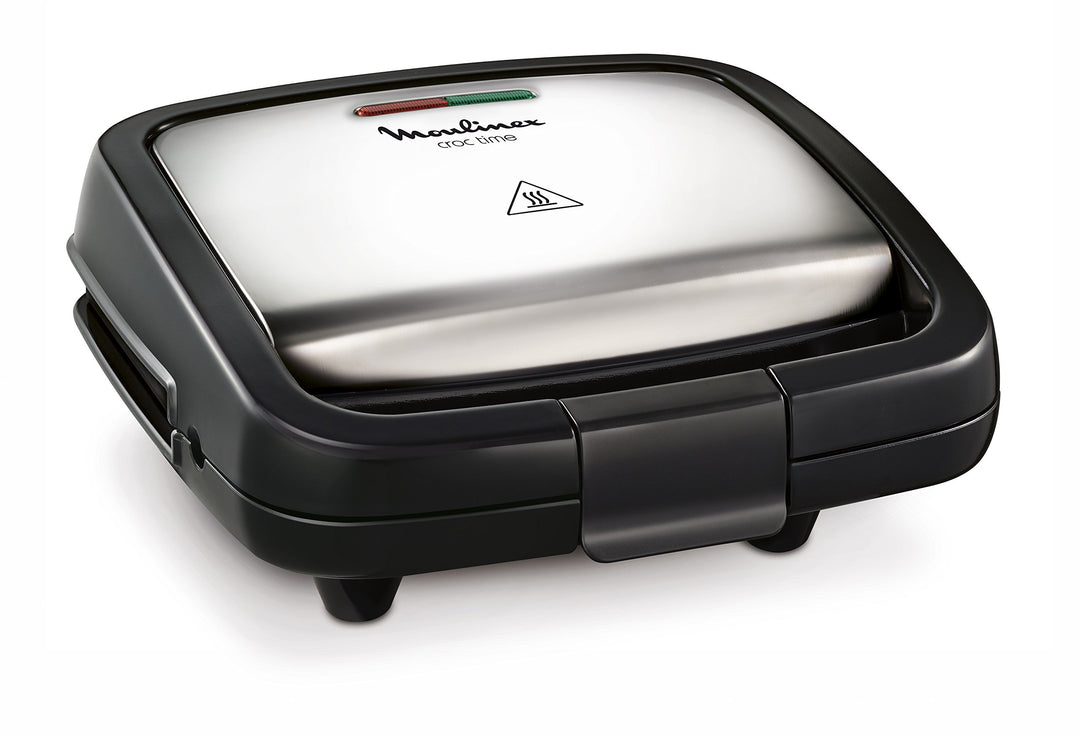 Moulinex SZ192D Croc Time – Sandwich-Maker, Heizplatten mit Antihaftbeschichtung