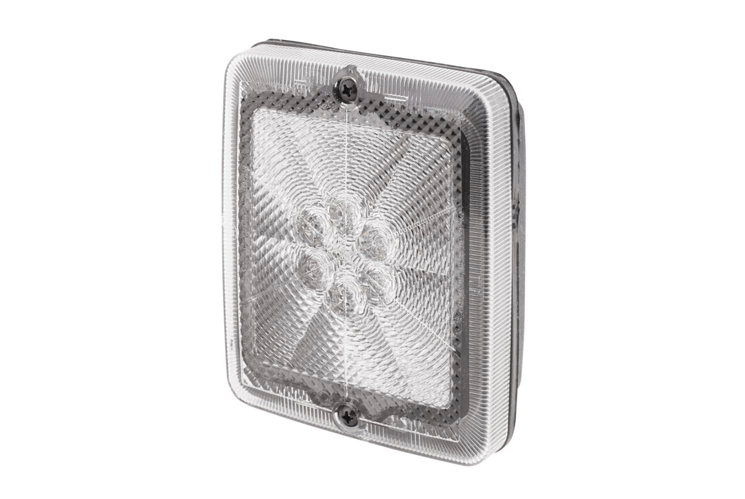 HELLA 2NE 013 236-101 Nebelschlussleuchte - LED - 12V - Einbau - Lichtscheibenfarbe: glasklar - Stec