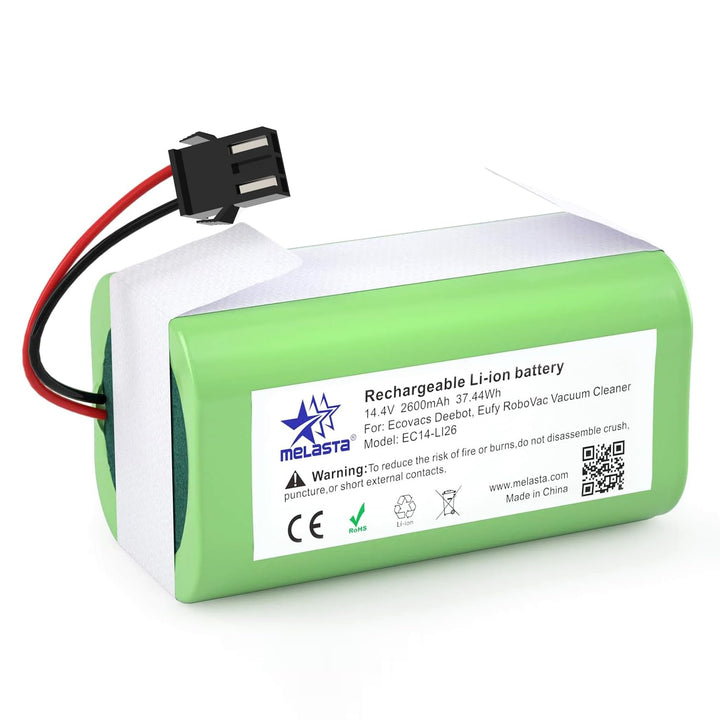 MELASTA 2600mAh Ersatzakku für Ecovacs Deebot N79 N79S DN622, 14,4V Li-Ion Akku Compatible with Tesv