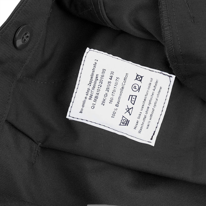 bw-online-shop Bundeswehr Moleskinhose BW Feldhose Original 23 Schwarz, 23 Schwarz