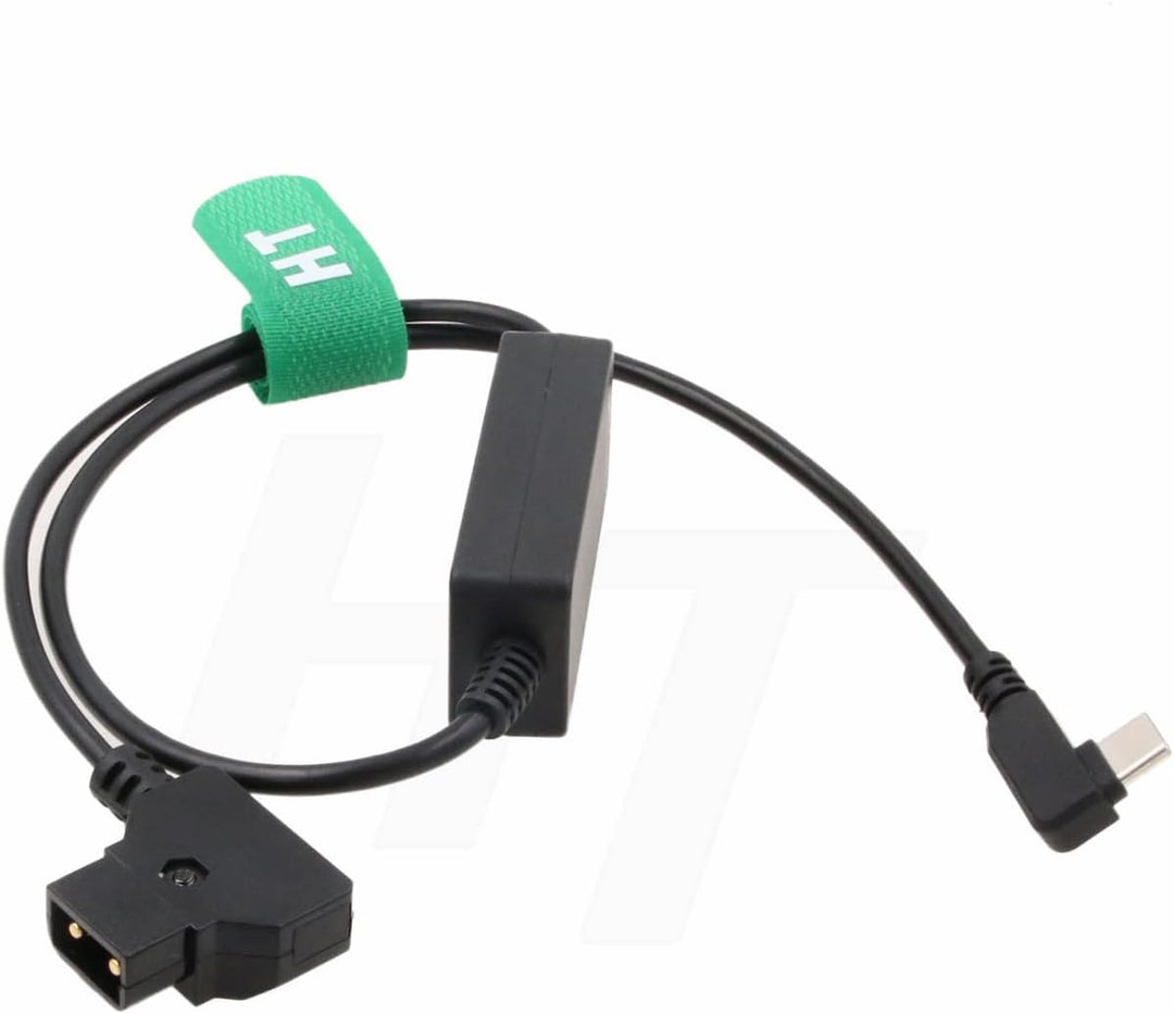 HangTon 65 W 5 V 3 A Stromkabel P-TAP D-Tap auf USB Typ C Schnellladung 61 Zoll für Telefon Tablet L