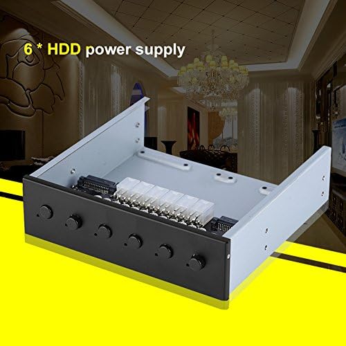 SATA externe Festplatte, HDD Power Control Switch 6 selbstsichernde Schalter Festplattenlaufwerk SAT