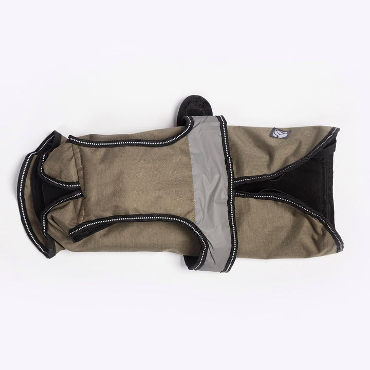 Danish Design 2-in-1 Light Reflective Dog Coat, 60 cm, grün khaki 60 cm, khaki 60 cm
