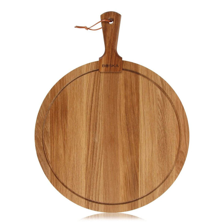 Boska Servierbrett rund Friends L, Käsebrett Eiche, Durchmesser 402 mm 40 x 40 x 3 cm, 40 x 40 x 3 c