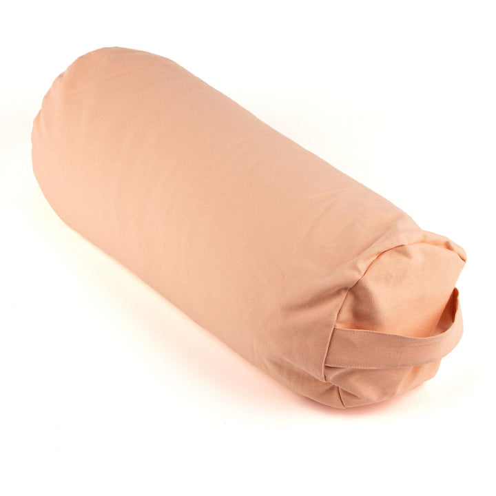 Myga Buchweizen Bolster Kissen | Ergonomisches Yoga- &amp; Meditationskissen | Abnehmbarer Bezug &amp; Natür