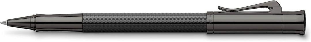 Faber-Castell von Faber Castell Tintenroller aus der Guilloche Black Kollektion, Schaft aus Edelharz