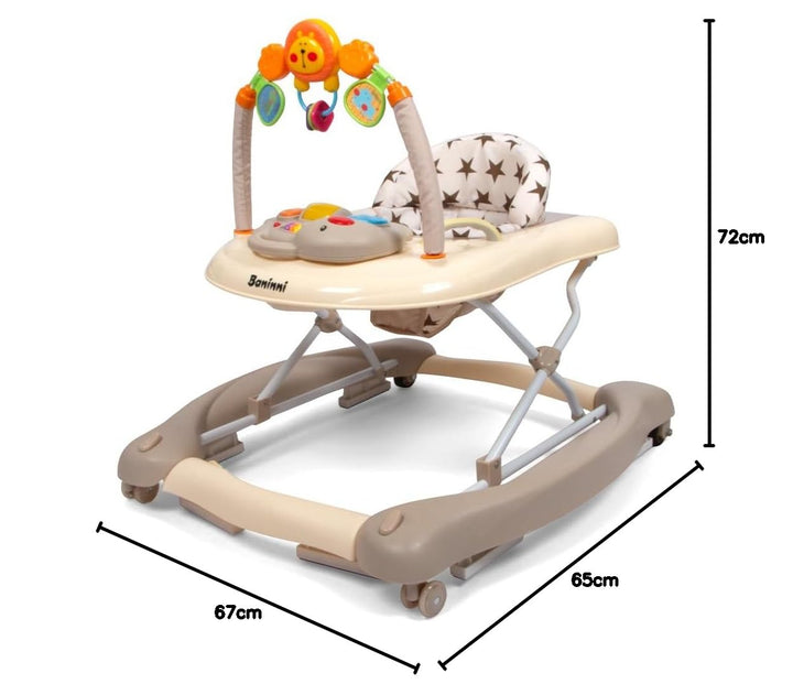 Baninni Maya Lauflernhilfe für Babys, 5-in-1, Mädchen, Jungen, mitwachsend, mit Musik und Licht – le