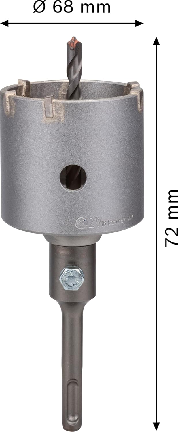 Bosch Professional 3tlg. Hohl-Bohrkronen-Set SDS-plus (Ø 68 mm) 3tlg. Set (Ø 68 mm), 3tlg. Set (Ø 68