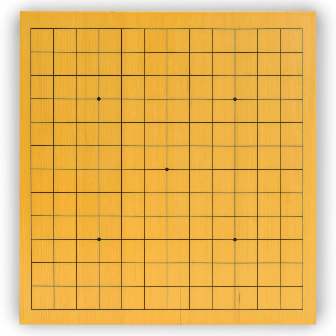 Yellow Mountain Imports Shin Kaya Reversible 13x13 / 9x9 Go Game Set Board (2cm) with Double Convex