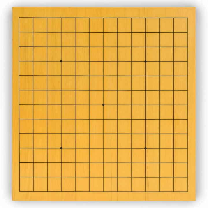 Yellow Mountain Imports Shin Kaya Reversible 13x13 / 9x9 Go Game Set Board (2cm) with Double Convex