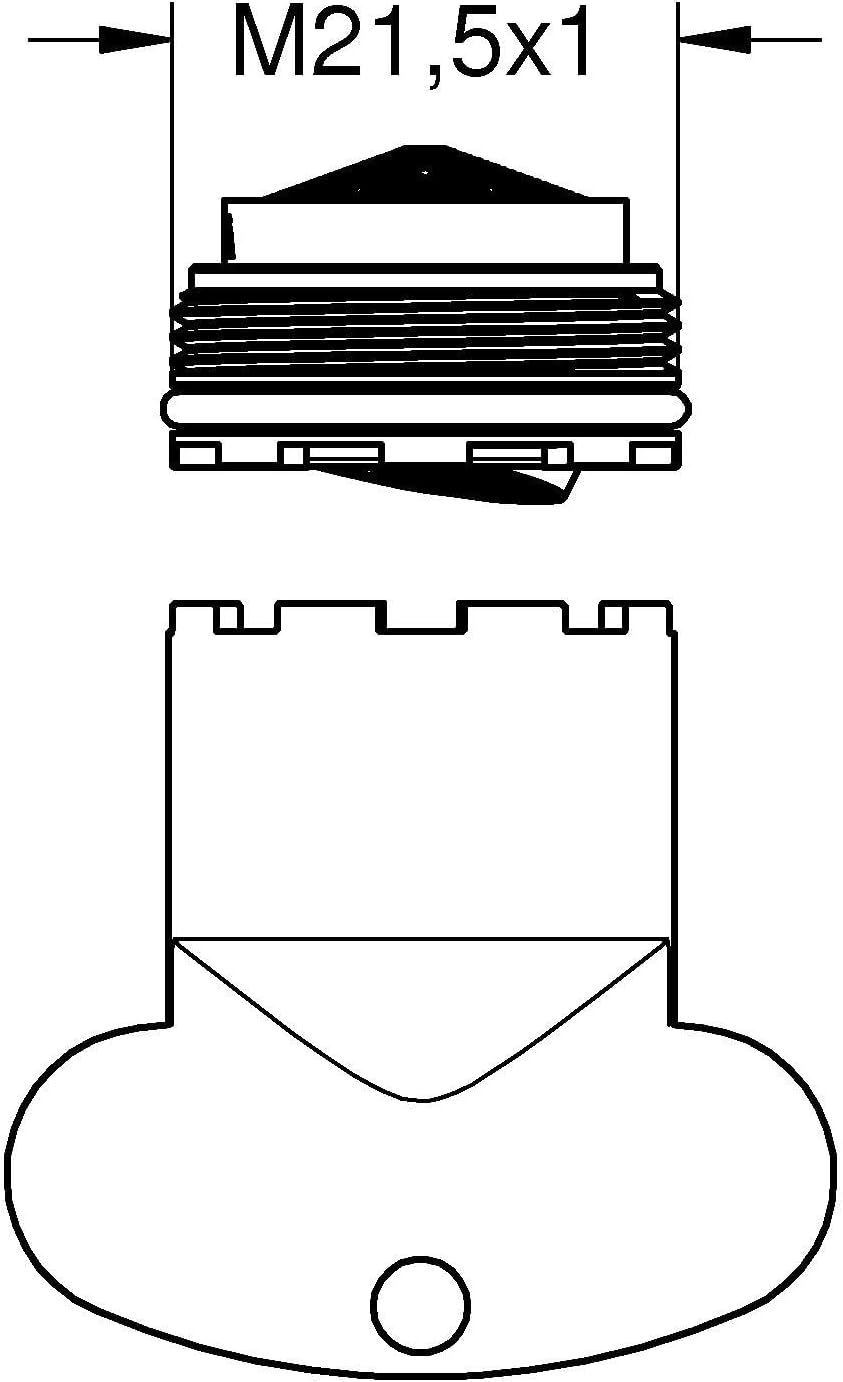GROHE Essence - Mousseur (inklusive Demontageschlüssel, verstellbar), 48271000