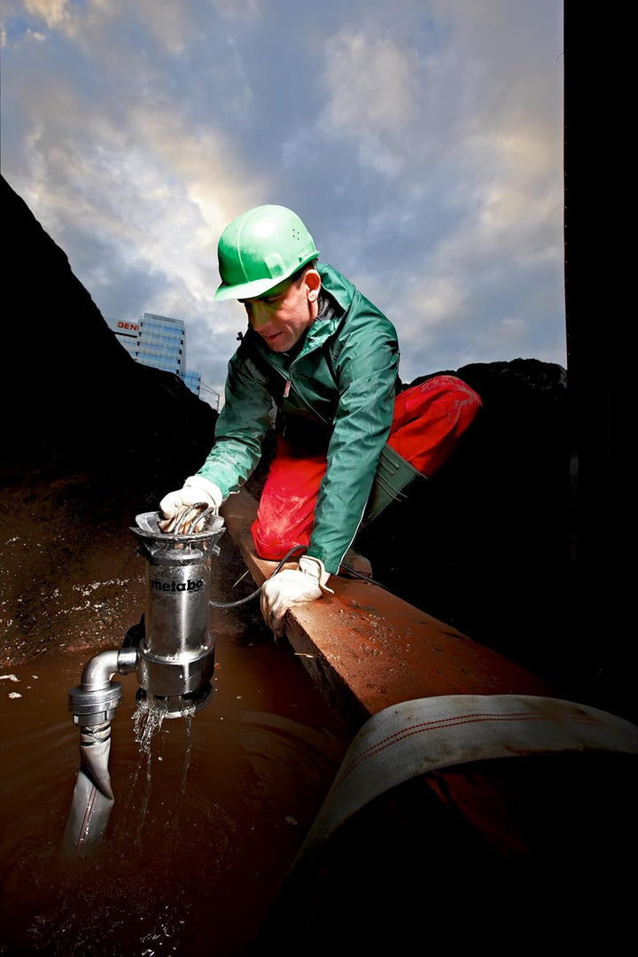 Metabo Schmutzwasser-Tauchpumpe PS 18000 SN (0251800000) Karton, Nennaufnahmeleistung: 1100 W, Max.