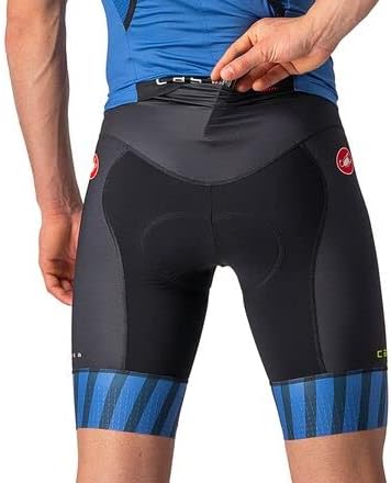 CASTELLI Herren Shorts XS Cobalt Blue/Elecrtic Lime, XS Cobalt Blue/Elecrtic Lime