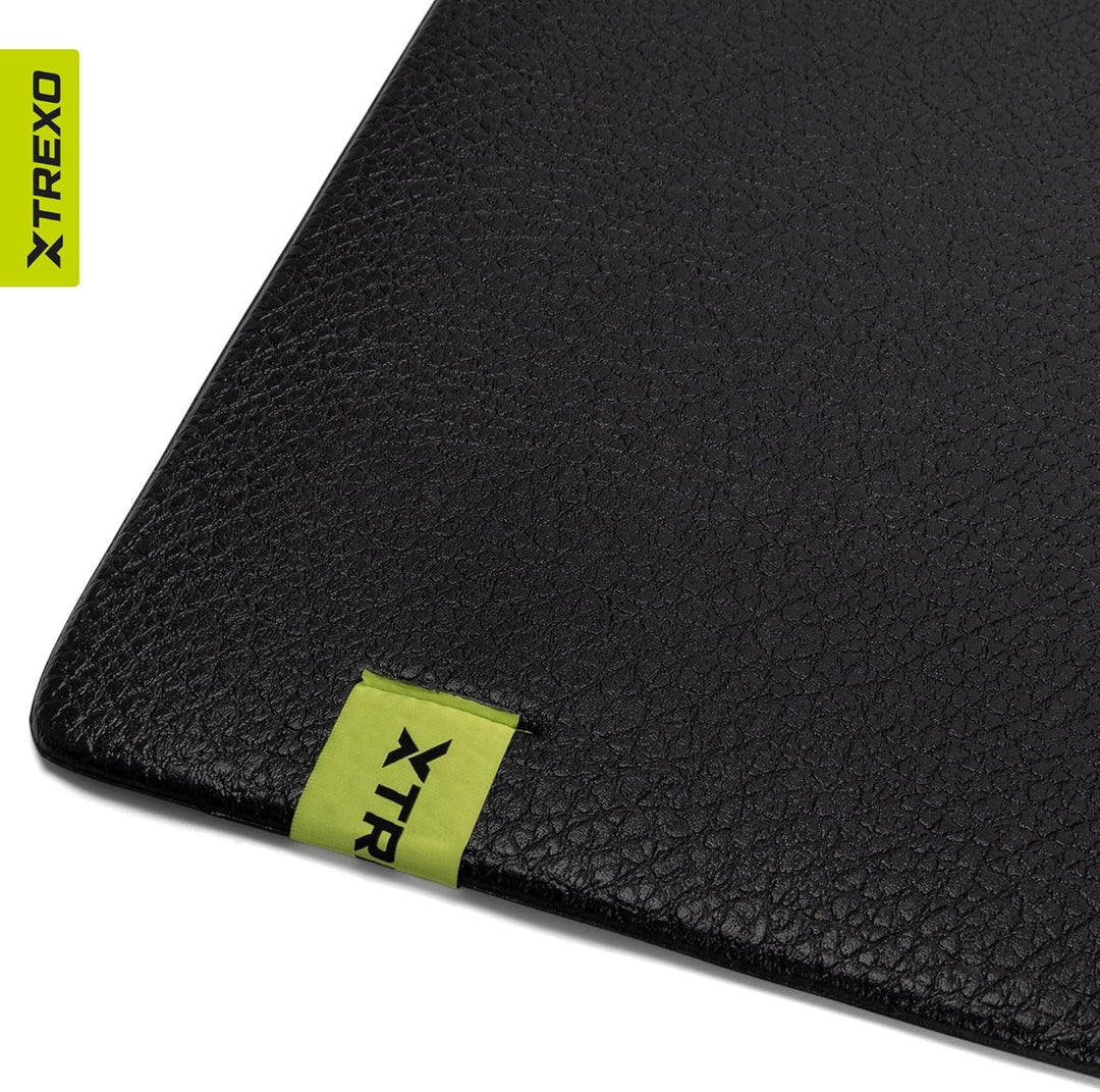 XTREXO Professional Trainingsmatte PROFESSIONAL in Schwarz 100 x 50 cm Yogamatte aus PVC Langlebig u