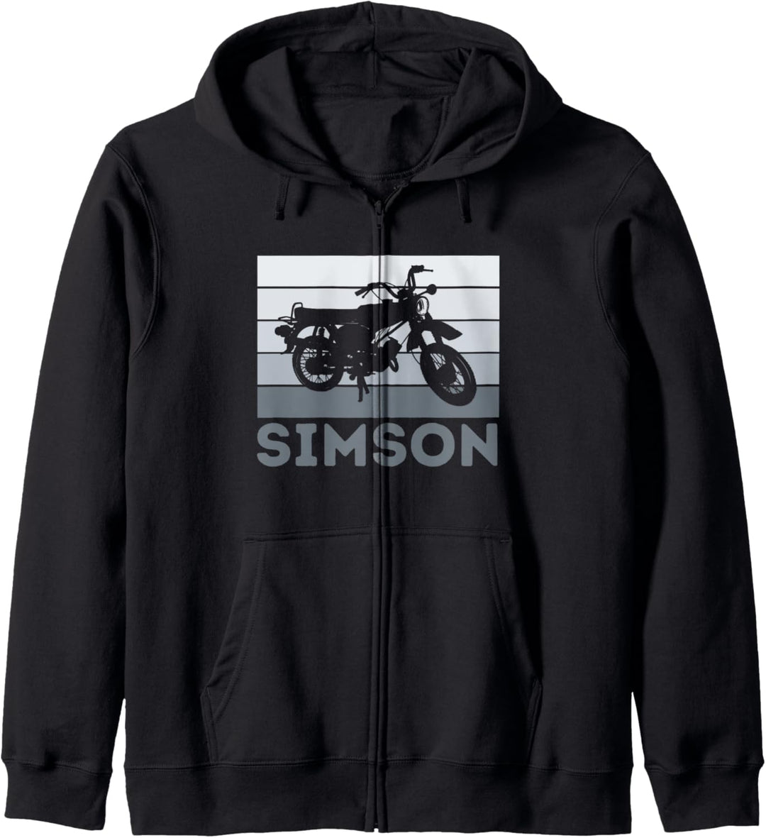 Simson DDR Moped Zweitakt S51 Vintage Kapuzenjacke