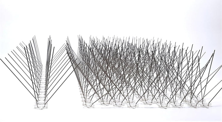 5 Meter Vogelabwehr, Taubenabwehr - 20 St. x 25 cm Lange Leiste mit 4 Reihen