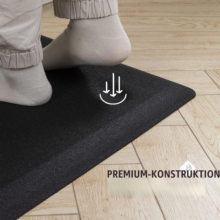 Carvapet rutschfest Küchenteppich Anti Ermüdungsmatte 20MM Dicke Küchenläufer Schaum-Stehmatten PVC