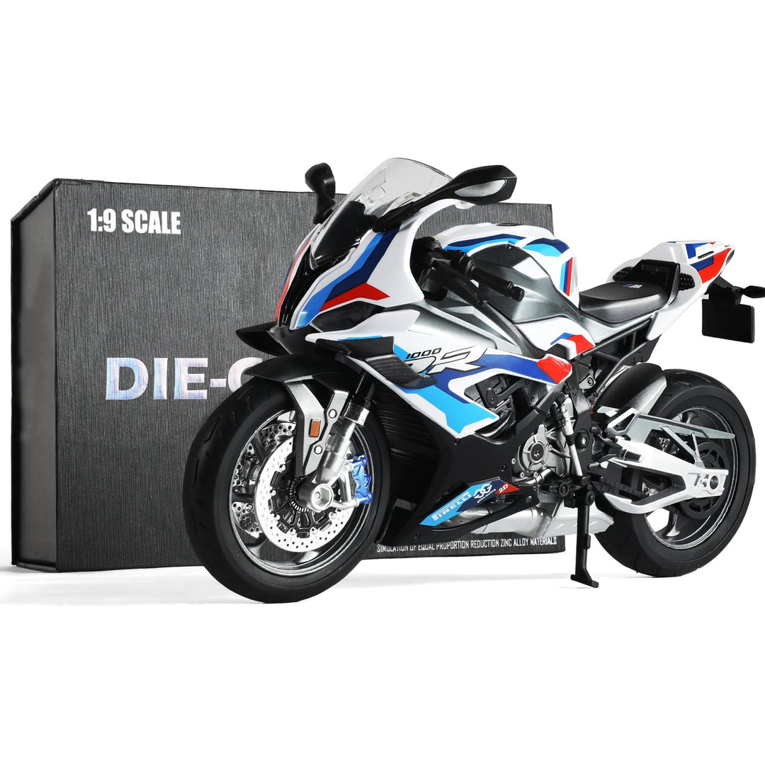Risopen 1:9 für BMW M 1000RR Modell – Fertigmodell aus kdruckguss, Mini Motorrad Geschenk für Erwach