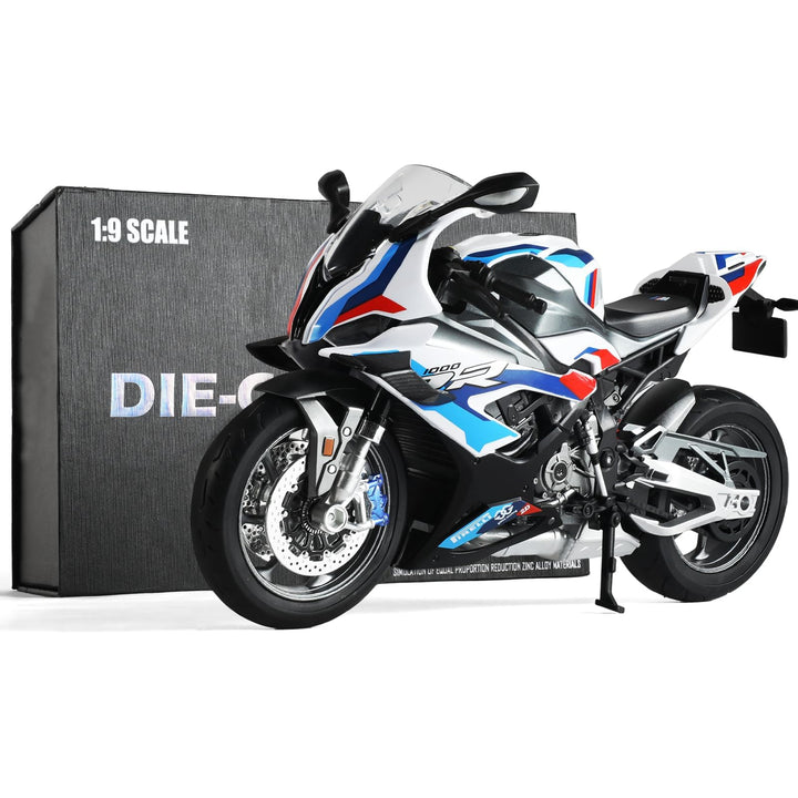 Risopen 1:9 für BMW M 1000RR Modell – Fertigmodell aus kdruckguss, Mini Motorrad Geschenk für Erwach