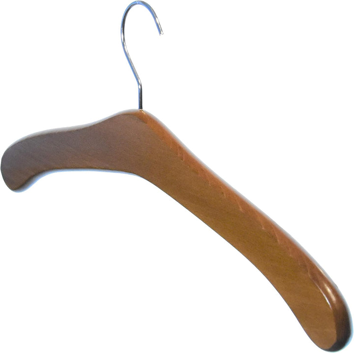 Kleiderbügel aus Holz 5 St. Garderobenbügel aus Buchenholz, Made in Austria (Eiche gebeizt), Eiche G