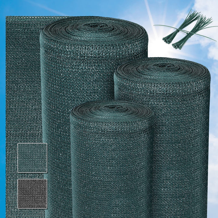 Sol Royal Schattennetz 10m x 1,5m Schattiergewebe 165g/m² – Blickdichter Sonnenschutz mit UV-Schutz